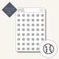 Baseball Circle Cut Icon Sticker
