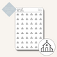 Transparent Matte Church Icon Sticker