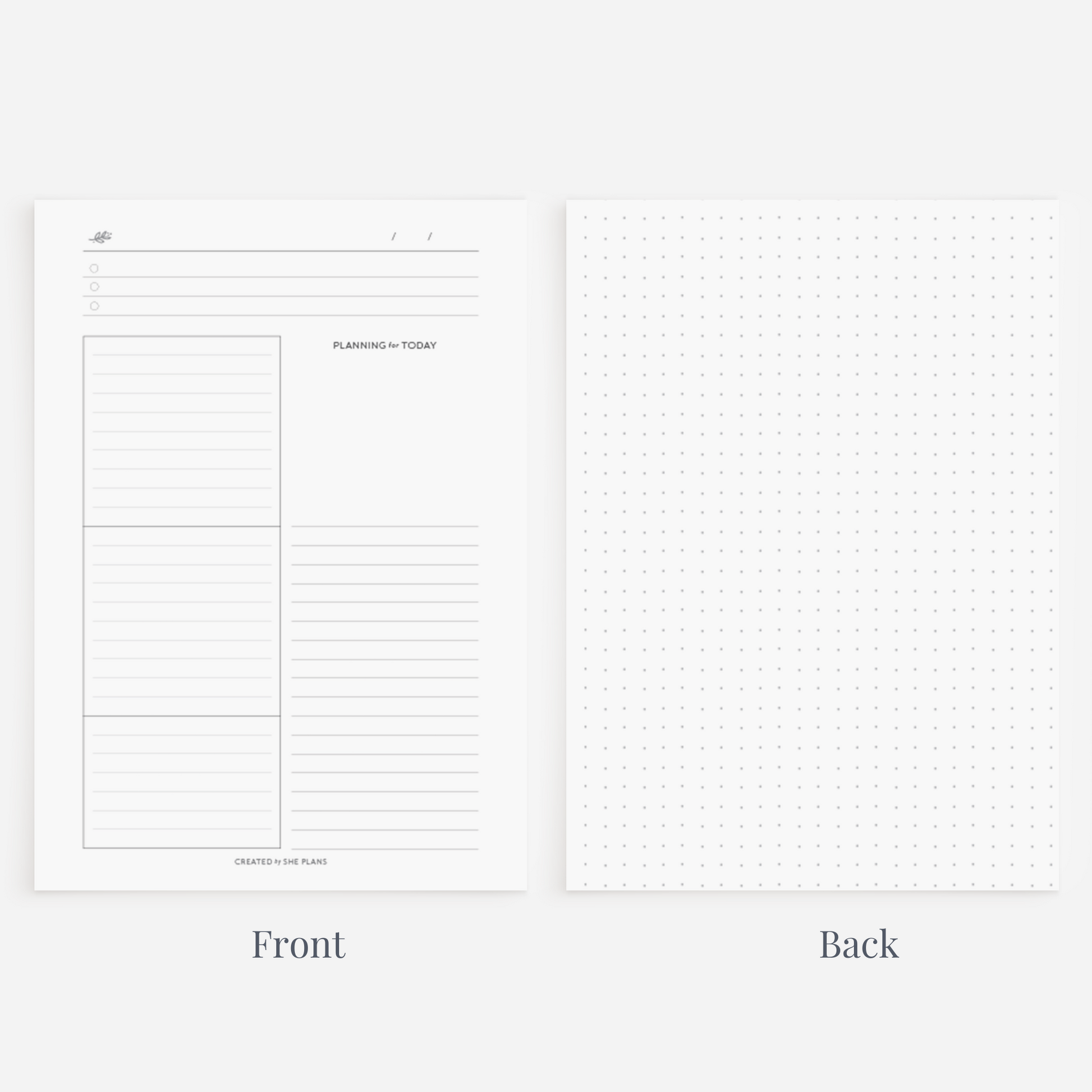 Daily Block Notepad – She Plans