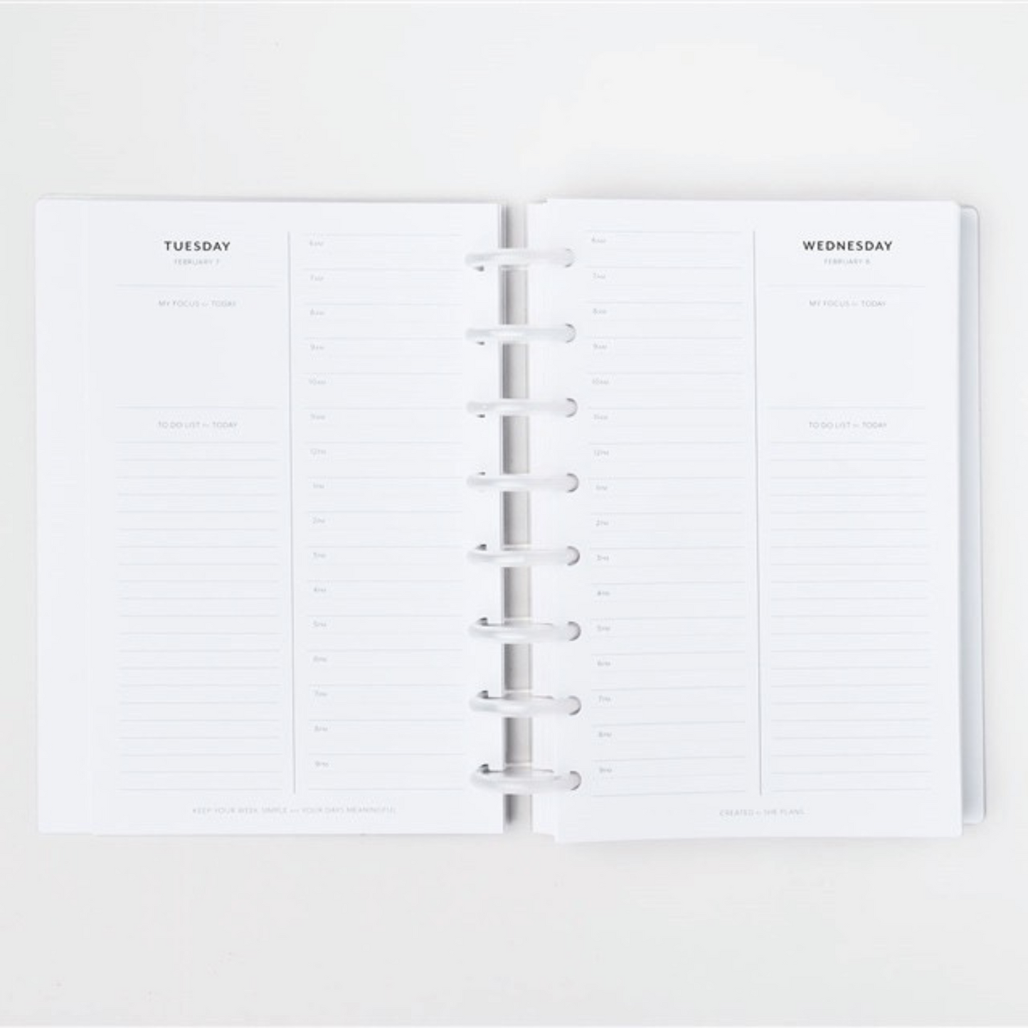 6 Month Daily Planner (July-December 2024)