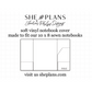 Clear Vinyl Planner Cover 8x10